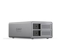 Orico 9828RU3 - Baie 2 disques SATA 2,5/3,5"" RAID (RAID0/1) USB 3.0 & eSATA, 2×10 To (20 To max)