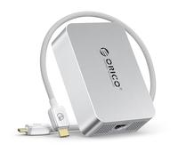 ORICO Adaptateur Ethernet Thunderbolt 10GbE, jusqu'à 10Gb/s, supporte 10Gb/s, 5Gb/s, 2.5Gb/s, 1Gb/s et 100Mb/s Base-T, Compatible avec Les appareils Thunderbolt 3/4/5, avec câble 0.3M 40Gbps C to C