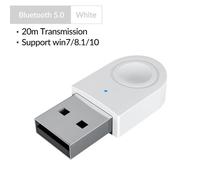 Orico-Adaptateur Usb Sans Fil Bluetooth 5.0,Récepteur Audio De Musique,Émetteur,Prise En Charge De Windows 7/8/10 Pour Pc,Haut-Parleur D'ordinateur Portable - Type Usb Dongle White