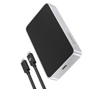 ORICO Boîtier 80Gbps M.2 NVMe SSD, Système de Refroidissement Silencieux sans Ventilateur, Compatible avec Thunderbolt 5/4/3/USB 4, USB 4, Compatible avec MacBook Pro M5 Pro/M5 Max, Mac Mini M4 X50
