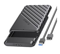 ORICO Boitier Disque Dur 2.5'', USB 3.0 Boitier Externe Disque 5Gbps pour SATA HDD et SSD de 2,5'' et 7/9.5 mm, accélération UASP, Trim, sans Outils(Noir)