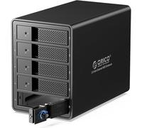 ORICO Boîtier Externe de 5 Disque Dur, USB 3.0 a SATA Raid Aluminium Boîtier Disque Dur pour HDDs et SSDs 3,5 Pouces, Prend en Charge Raid 0/1/5/10, 5x16TB(9558RU3)