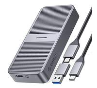 ORICO Boîtier M.2 NVMe 40Gbps PCIe3.0x4, Adaptateur SSD M2 Jusqu'à 2800 Mo/s pour NVMe 2280 M-Key, Compatible avec Thunderbolt 3/4 USB3.2/3.1/Type-C, Aluminium-M224