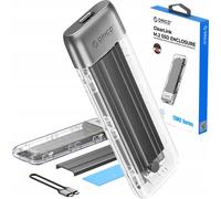ORICO Boîtier M.2 NVMe SSD USB-C 3.2 10Gb/s, supporte les tailles 2230-2280, jusqu'à 4TB, construction robuste, certifié CE, pour un stockage de données rapide & sûr