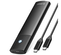 ORICO Boîtier SSD M.2 NVMe en aluminium, adaptateur USB C 10 Gbit/s, lecteur USB 3.2 M.2 NVMe, boîtier SSD externe compatible Thunderbolt 3, prend en charge 4 To 2230/2242/2260/2280 PCIe M-Key SSD PWM2-G2