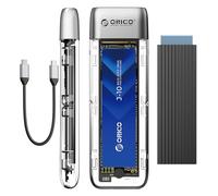 ORICO Boîtier SSD M.2 NVMe USB 3.2 Type-C 10 Gbit/s sans outil, supportant les SSD 2230/2242/2260/2280 jusqu'à 4 To
