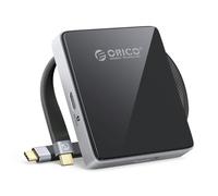 ORICO Boîtier SSD magnétique M.2 NVMe pour iPhone 15/16/17 Pro - 10 Gbps USB-C 3.2 Gen2, 4K ProRes, PD 100 W, SSD 2230/2242 jusqu'à 2 to - AP42P Noir (Diskless)