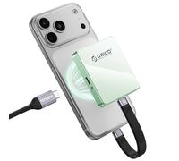 ORICO Boîtier SSD magnétique M.2 NVMe pour iPhone 15/16/17 Pro - 10 Gbps USB-C 3.2 Gen2, 4K ProRes, PD 100 W, SSD 2230/2242 jusqu'à 2 to - AP42P (Diskless)(Vert)