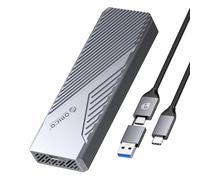 ORICO Boîtier SSD NVMe 40Gbps pour Thunderbolt 4/3, Adaptateur M.2 NVMe avec Ventilateur Intégré, Boîtier Aluminium USB C pour PCIe 2230 2242 2260 2280 M-Key SSD, jusqu'à 3500 Mo/s-CNM2