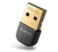 ORICO BTA6.0 Adaptateur USB Bluetooth pour PC de bureau - Dongle récepteur longue portée, EDR & BLE, rétrocompatible avec Bluetooth 5.0, synchronisation jusqu'à 7 appareils sans fil (BTA-60)