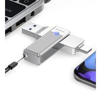 ORICO Clé USB 128 Go 405 Mo/s 2 en 1 USB 3.0 Type C Memory Stick UFSD en Metal, Dual Drive Go USB Type-C Flash Drive pour Smartphones, Tablettes et Ordinateurs Portables, PC(UFSD)