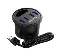 ORICO DESK-4U 5gbps USB Haute Vitesse HUB 4 Ports USB 3.0 Multi Séparateur USB pour PC Tablette Téléphone Support de Bureau Adaptateur USB