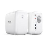 ORICO DM103 Disque dur externe 2 baies, SSD M.2 Nvme de 1 To intégré et disque dur SATA 3,5" de 8 To, 2 ports USB 3.0, 1 port USB-C, Ethernet, 9 To