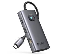 Orico Docking Station Type-C 100W Grigia con HDMI USB 3.0 LAN Gigabit e Lettore SD