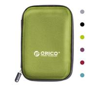 ORICO Étui de Protection Disque Dur Externe Étanche 2.5'' pour Organiser Les HDD SSD 2.5 Pouces et Les Accessoires Informatiques,Vert (PHD-25)