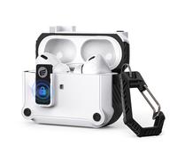 ORICO Étui de protection pour AirPods Pro 2/1 - Protection complète - Fonction support de téléphone portable - Design résistant aux chocs et aux chutes - Avec mousqueton - Compatible avec AirPods Pro