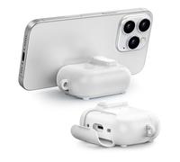 ORICO Étui pour AirPods Pro 2e génération avec Support, Charge MagSafe et Couvercle magnétique, Protection Anti-Chute performante,Blanc-CP32P