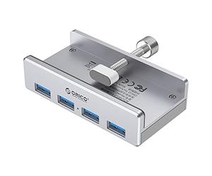 ORICO Hub USB 3.0 Aluminium, 4 Ports USB-A 5 Gbps pour PC (150cm)