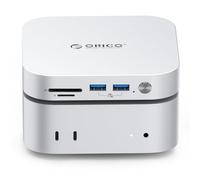 ORICO MiniMate 8TB External SSD Compatibility with Mac Mini M4, 4TB for 40Gbps(3200MB/s) Data Processing, 4TB for 1000MB/s Backup Storage, USB 3.0(10Gbps) * 3, TF & SD 4.0, M4Ultra