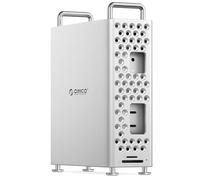 ORICO MiniPro Mac Mini M4 Station d'accueil & Support avec SSD Externe, Hub USB-C 10Gbps, Étui Protecteur en Alliage D'aluminium Vertical Compatible avec Mac Mini M4/M4 Pro - MS10 (1To)