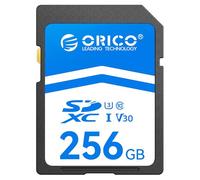 ORICO SD30 Carte SD 256 Go, SDXC UHS-I Carte, Lecture Jusqu'à 100 Mo/s