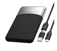 ORICO SSD Externe 1To avec Câble USB C 2 en 1, Disque Dur Externe SSD USB 3.2 Gen 1 Jusqu'à 460 Mo/s, SSD Portable pour Smartphone USB-C, PC, Tablette, Ordinateur Portable - M25PRO