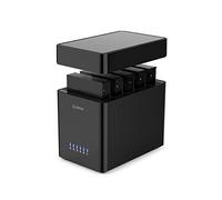 ORICO Station d'accueil 5 Baies sans Outil, USB 3.0 Boîtier de Disque Dur de Type magnétique Support 5 x 18 to -12V6.5A Adaptateur, Compatible avec Windows/Mac OS/Linux (DS500U3)