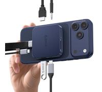 ORICO Station d'accueil Magnétique USB C avec Boîtier SSD M.2 2230 NVMe, Docking Station 8 en 1 avec HDMI 4K@60 Hz,PD 100 W, USB-A 10 Gbps, SD/TF, Audio. USB C Hub DockingStation pour iPhone/Dell HP