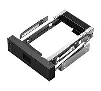ORICO Support Mobile de 5,25 Pouces Trayless pour Disque Dur 3,5", Support de Fond de Panier Interne SATA HDD, s'adapte à CD / DVD-ROM d'ordinateur de Bureau Front Bay