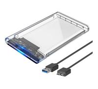 Orico USB 3.0 Boîtier Externe pour 2.5 Pouces Disque Dur SATA III II I HDD SSD 2To Max 5Gbps, sans Outil, UASP Compatible