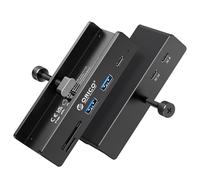 ORICO USB 3.2 Hub, 10Gbps Alluminio USB Hub Clip avec Port d'alimentation 5V, 6 Ports Distributeur USB avec 2 Type A 3.2 et 1 Type C 3.2, SD/TF 3.0, 2 in 1 Câble de 100cm par Moniteur, Bureau