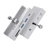 ORICO USB 3.2 Hub, 10Gbps Alluminio USB-Hub Clip avec Port USB-C PD 60W, 7 Ports Distributeur USB avec 2 Type A 3.2 et 1 Type C 3.2, SD/TF 3.0, AUX, 2 in 1 Câble de 100cm par Moniteur, Bureau