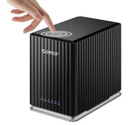 ORICO USB C Boîtier à 5 Baies pour Disques Durs avec Adaptateur Secteur 12V/10A, Max. 110 to pour la Gestion des Données Personnelles - 9758C3