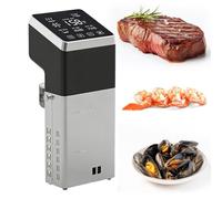 ORIDLECTAL Cuiseur sous Vide avec Pompe Puissante, Thermoplongeur Étanche IPX7, 1600W, Grand Écran Tactile, Minuteur Précis, Idéal pour Restaurants et Cuisines Domestiques