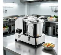 ORIDLECTAL Mandoline Professionnelle avec Coupe légumes : Multifonctions, 2000W, Bol 10 Pouces, Commande sans palier, Verrouillage sécurité. pour Cantine, Restaurant, Traiteur 12L