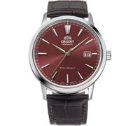 Orient Bambino - RA-AC0F15R30B - Montre Automatique Homme - Exclusivité Européenne - Verre Saphir - Boîtier Or Rose - Cadran Marron Sunburst - Bracelet Cuir - Fond Exposition