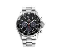 Orient Chronographe Solaire Mako (43mm) Cadran Noir/Acier Inoxydable RA-TX0202B10B