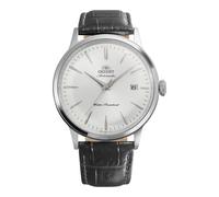 Orient Classic Bambino Classic RA-AC0031S Montre mécanique Classique à remontage Manuel pour Homme, Bracelet en Cuir Noir, boîtier en Acier Inoxydable, Cadran analogique, Blanc