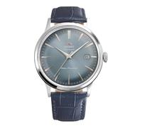 Orient Classic Bambino - RA-AC0030L - Homme - Remontage Automatique et Manuel - Bracelet en Cuir Bleu Classique - Boîtier en Acier Inoxydable - Cadran analogique Bleu