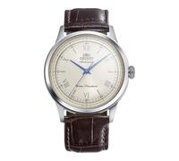 Orient Classic Bb00 Child 38 Roman - Mixte - Remontage Automatique et Manuel - Bracelet en Cuir Marron Classique - Boîtier en Acier Inoxydable - Cadran Jaune - RA-BB0003Y