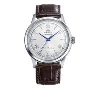 Orient Classique Bb00 Enfant 38 Roman - Montre Unisexe Automatique Et À Remontage Manuel Mécanique Classique Bracelet en Cuir Marron Boîtier en Acier Inoxydable Cadran Blanc - RA-BB0002S