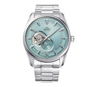 Orient Contemporary Small Seconds Semi Skeleton - Montre pour Homme Automatique à remontage Manuel Casual Bracelet et boîtier en Acier métallisé Cadran Vert - RA-AR0009L30B RA-AR0009L, Turquoise,