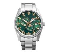 Orient Montre-bracelet Contemporary Stretto Day & Night Automatique Acier inoxydable Vert RA-AK0314E