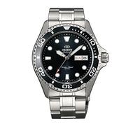 Orient Homme 44.25mm Montre Automatique FAA02004B9 - Cadran Noir, Boitier et Bracelet en Acier Inoxydable