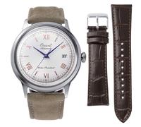Orient Homme Analogique Mécanique Montre avec Bracelet en Cuir RA-AC0027S