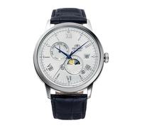 Orient Homme Analogique Mécanique Montre avec Bracelet en Cuir RA-AK0802S10B