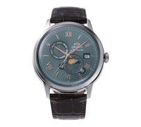 Orient Homme Analogique Mécanique Montre avec Bracelet en Cuir RA-AK0805E