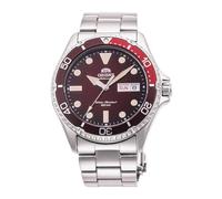 Orient Kamasu/Mako III - Montre-Bracelet Automatique à remontage Manuel Sportif en Acier ou Silicone - Divers' Montre sous-Marine avec Couronne à vis et Verre Saphir, Grenat, Sportif