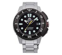 Orient M-Force Montre-Bracelet Automatique pour Homme à remontage Manuel mécanique Sportif, Noir, Bracelet