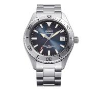 Orient Mako 40 RA-AC0Q14L30B Montre de plongée mécanique automatique pour homme - Cadran bleu, boîtier en acier inoxydable, bracelet en acier, cristal saphir et étanchéité 200 m